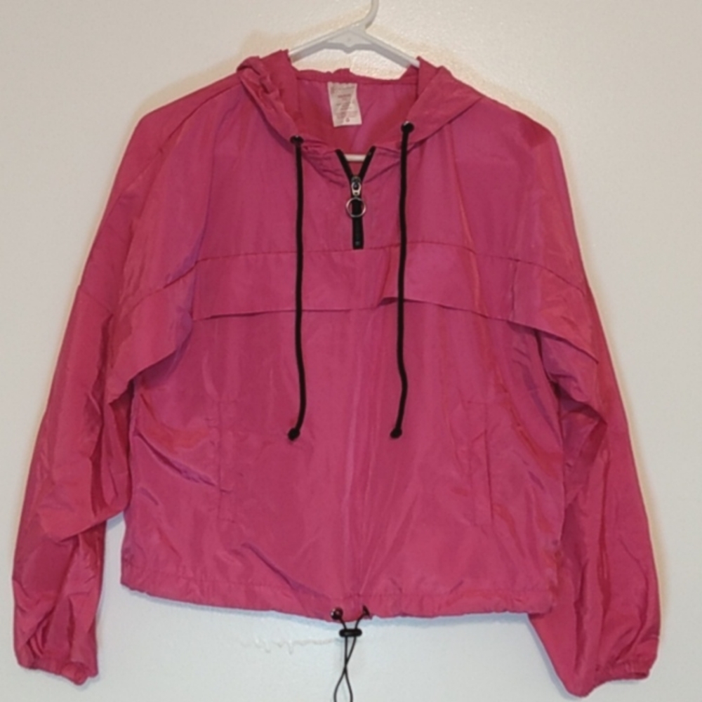No Boundaries XS hooded pullover windbreaker unlined.